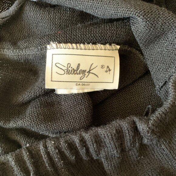 Vintage Women's Skirt by Shirley K - Black - Size Small S/P - Made in Canada - Picture 12 of 16